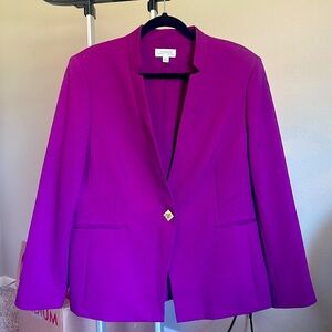 Tahari Plum Blazer.